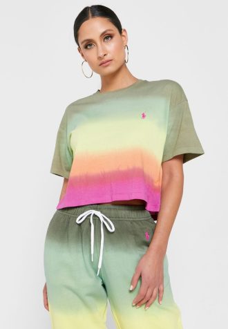 Multicolor Women’s Ralph Lauren Crew Neck Graphic T Shirts