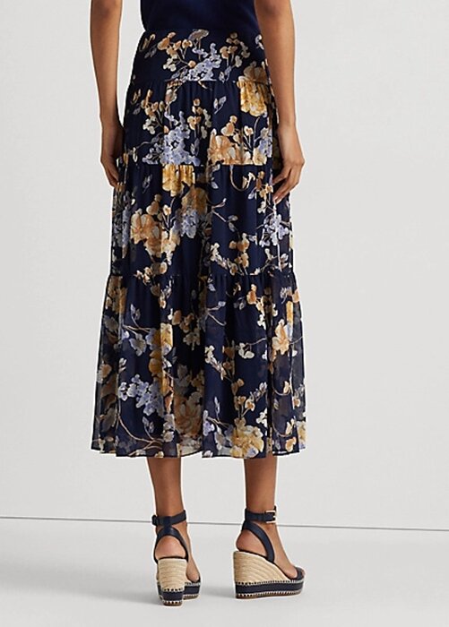 Multicolor Women’s Ralph Lauren Floral Crinkle Georgette Tiered Skirts Multicolor Women’s Ralph Lauren Floral Crinkle Georgette Tiered Skirts
