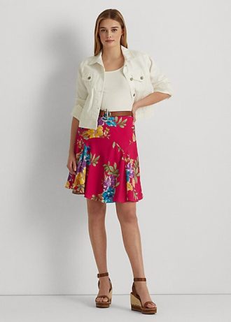 Multicolor Women’s Ralph Lauren Floral Georgette Skirts