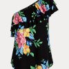 Multicolor Women’s Ralph Lauren Floral Jersey One-Shoulder Tops Multicolor Women’s Ralph Lauren Floral Jersey One-Shoulder Tops