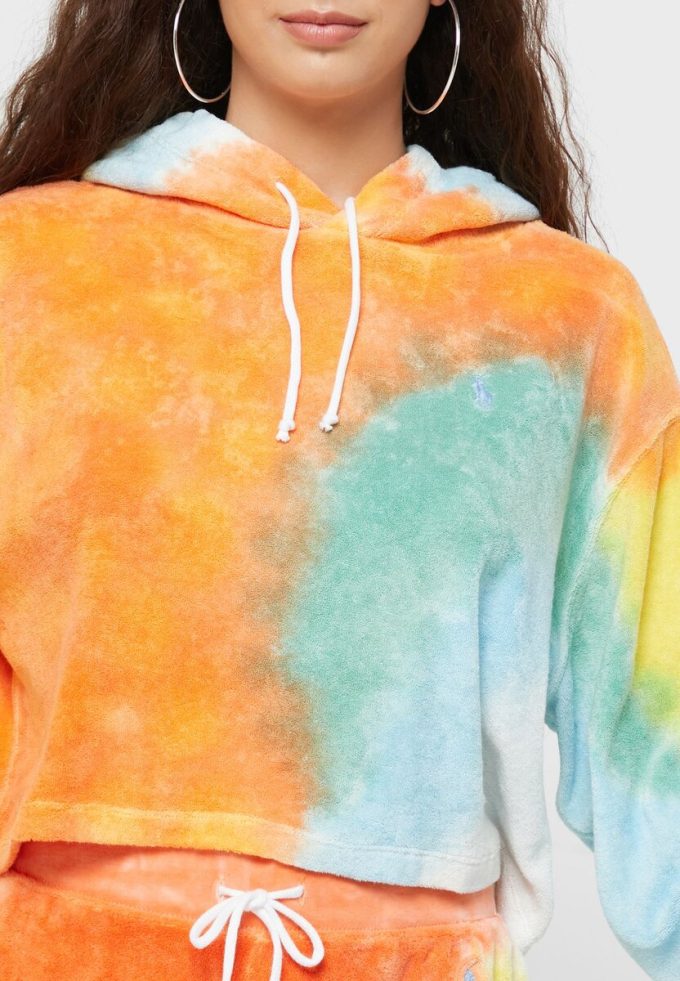 Multicolor Women’s Ralph Lauren Pullover Knitted Hoodie