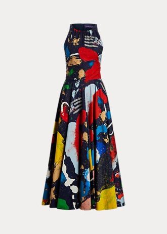 Multicolor Women’s Ralph Lauren Renshaw Print Cotton Satin Day Dress Multicolor Women’s Ralph Lauren Renshaw Print Cotton Satin Day Dress