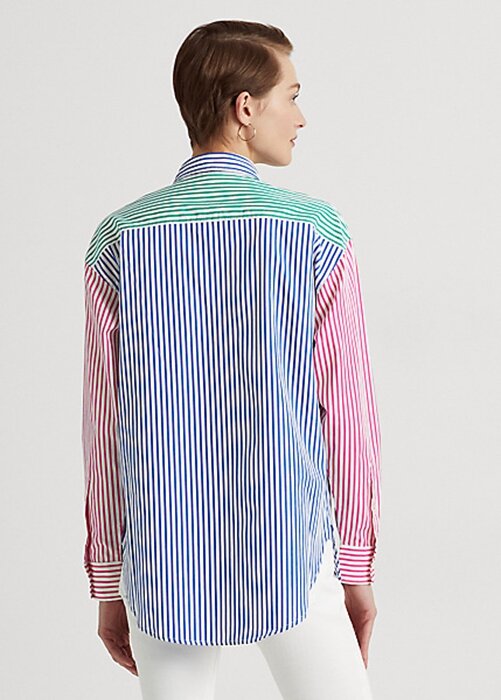 Multicolor Women’s Ralph Lauren Striped Cotton Broadcloth Shirts Multicolor Women’s Ralph Lauren Striped Cotton Broadcloth Shirts