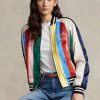 Multicolor Women’s Ralph Lauren Striped Sateen Bomber Jackets Multicolor Women’s Ralph Lauren Striped Sateen Bomber Jackets