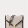 Natural/Tobacco Women’s Ralph Lauren Polo ID Canvas Envelope Chain Crossbody Bags