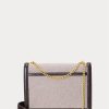 Natural/Tobacco Women’s Ralph Lauren Polo ID Canvas Envelope Chain Crossbody Bags