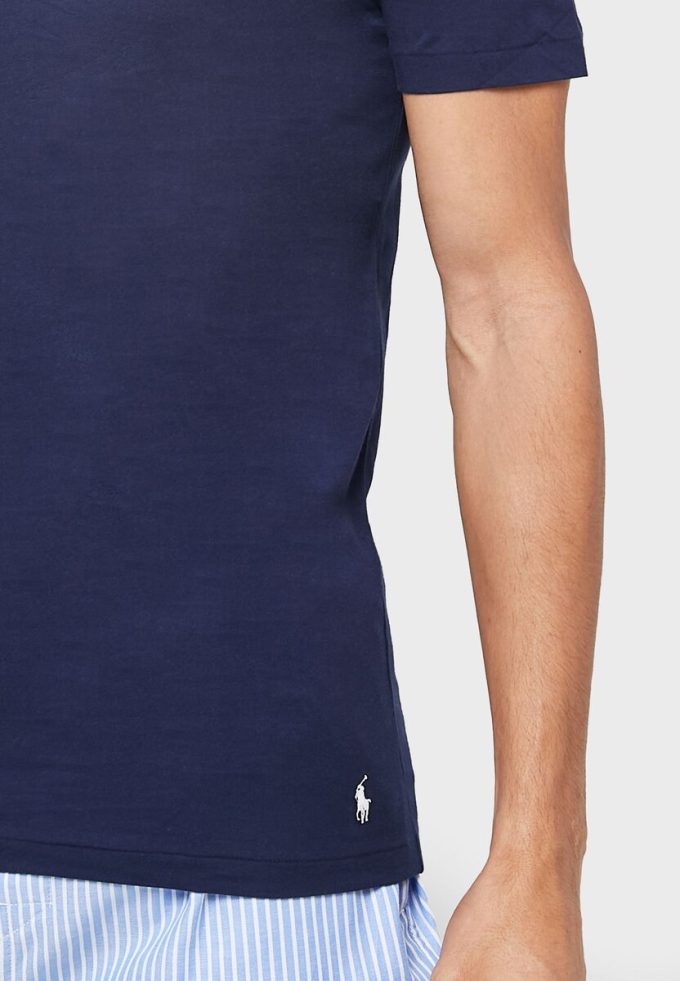 Navy Men’s Ralph Lauren 3 Pack Assorted Crew Neck T Shirts