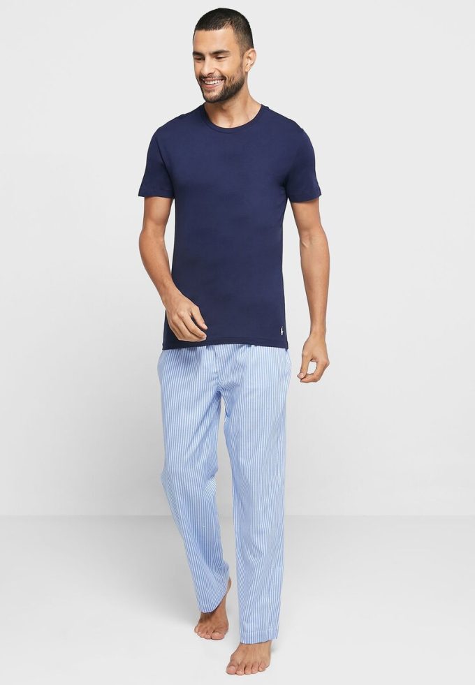 Navy Men’s Ralph Lauren 3 Pack Assorted Crew Neck T Shirts