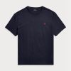 Navy Men’s Ralph Lauren Classic Fit Jersey Crewneck  T Shirts