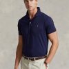 Navy Men’s Ralph Lauren Custom Slim Fit Soft Cotton Polo Shirts Navy Men’s Ralph Lauren Custom Slim Fit Soft Cotton Polo Shirts