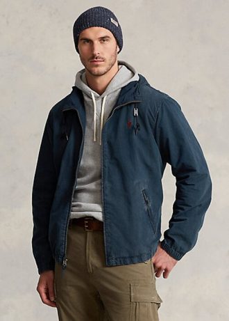 Navy Men’s Ralph Lauren Denim Hooded Jackets