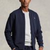 Navy Men’s Ralph Lauren Double-Knit Bomber Jackets
