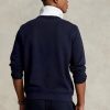 Navy Men’s Ralph Lauren Double-knit Pullover   Sweatshirt