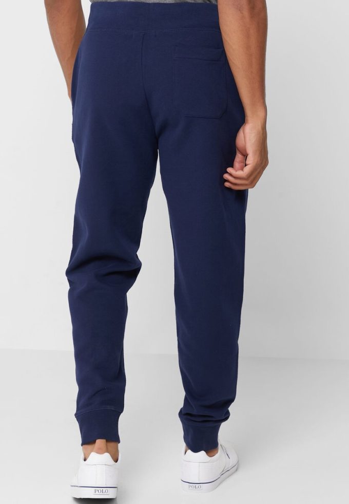 Navy Men’s Ralph Lauren Drawstring Cuffed Sweatpants Navy Men’s Ralph Lauren Drawstring Cuffed Sweatpants