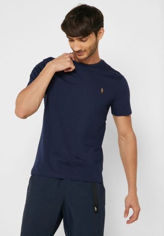 Navy Men’s Ralph Lauren Essential Crew Neck T Shirts