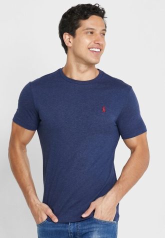 Navy Men’s Ralph Lauren Essential Crew Neck T Shirts