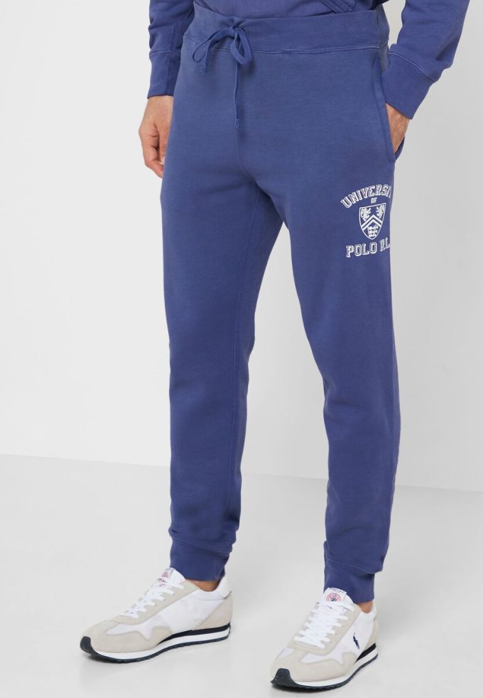 Navy Men’s Ralph Lauren Essential Downstring Sweatpants Navy Men’s Ralph Lauren Essential Downstring Sweatpants