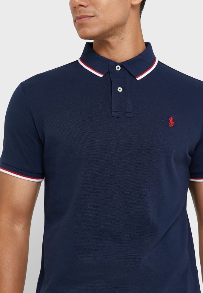Navy Men’s Ralph Lauren Essential Polo Shirts