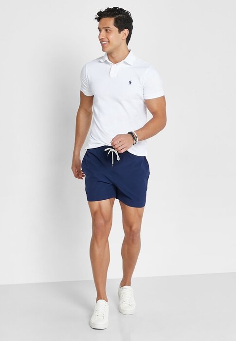 Navy Men’s Ralph Lauren Essential Swim Shorts Navy Men’s Ralph Lauren Essential Swim Shorts