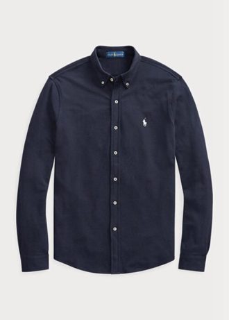 Navy Men’s Ralph Lauren Featherweight Mesh   Shirts