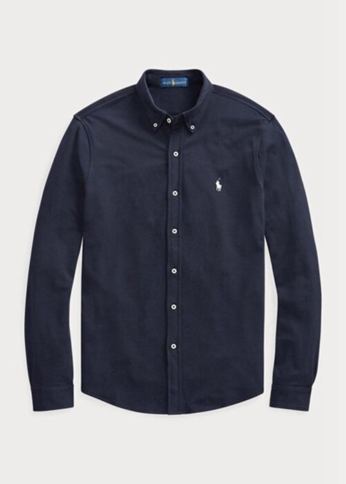Navy Men’s Ralph Lauren Featherweight Mesh Shirts Navy Men’s Ralph Lauren Featherweight Mesh Shirts