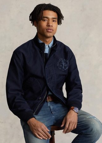 Navy Men’s Ralph Lauren Graphic Deck Jackets