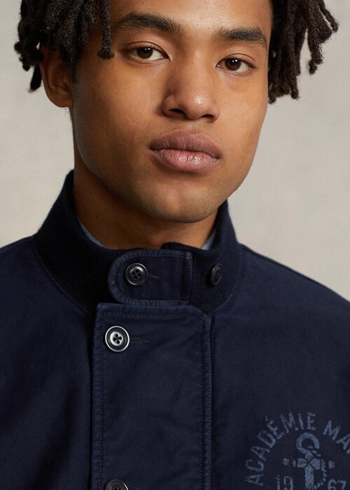 Navy Men’s Ralph Lauren Graphic Deck Jackets Navy Men’s Ralph Lauren Graphic Deck Jackets