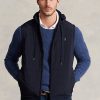 Navy Men’s Ralph Lauren Hybrid Hooded Vest