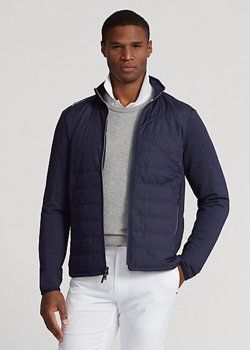 Navy Men’s Ralph Lauren Hybrid Mockneck Jackets Navy Men’s Ralph Lauren Hybrid Mockneck Jackets
