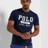 Navy Men’s Ralph Lauren Logo Crew Neck T Shirts