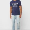 Navy Men’s Ralph Lauren Logo Crew Neck T Shirts Navy Men’s Ralph Lauren Logo Crew Neck T Shirts
