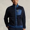 Navy Men’s Ralph Lauren Pile Fleece Jackets Navy Men’s Ralph Lauren Pile Fleece Jackets