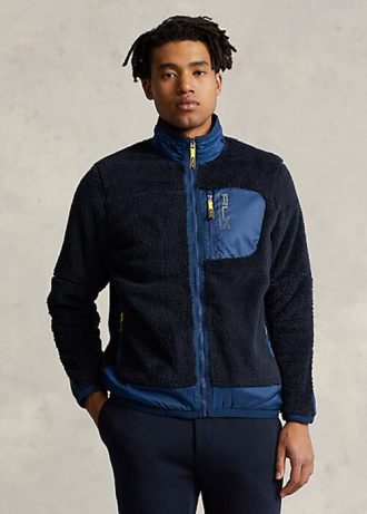 Navy Men’s Ralph Lauren Pile Fleece Jackets