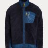 Navy Men’s Ralph Lauren Pile Fleece Jackets Navy Men’s Ralph Lauren Pile Fleece Jackets