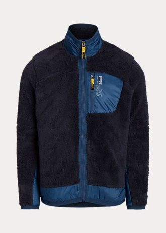 Navy Men’s Ralph Lauren Pile Fleece Jackets