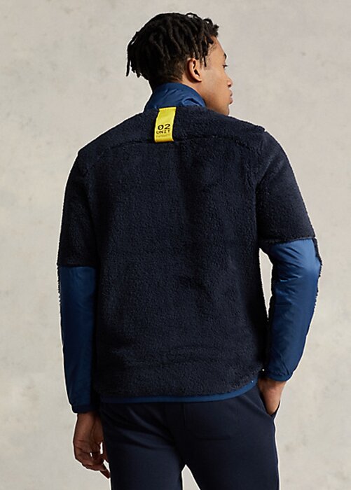 Navy Men’s Ralph Lauren Pile Fleece Jackets Navy Men’s Ralph Lauren Pile Fleece Jackets