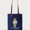 Navy Men’s Ralph Lauren Polo Bear Twill Crossbody Bags