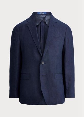 Navy Men’s Ralph Lauren Polo Soft Linen Suit Blazers