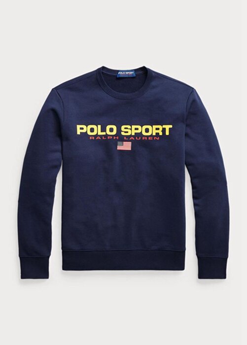 Navy Men’s Ralph Lauren Polo Sport Fleece Sweatshirt Navy Men’s Ralph Lauren Polo Sport Fleece Sweatshirt
