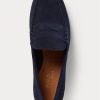 Navy Men’s Ralph Lauren Reynold Suede Driver Casual Shoes
