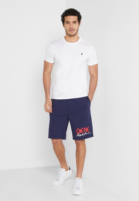 Navy Men’s Ralph Lauren Signature Logo Shorts Navy Men’s Ralph Lauren Signature Logo Shorts