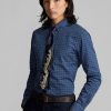 Navy Men’s Ralph Lauren Slim Fit Checked Dobby Formal Shirts Navy Men’s Ralph Lauren Slim Fit Checked Dobby Formal Shirts
