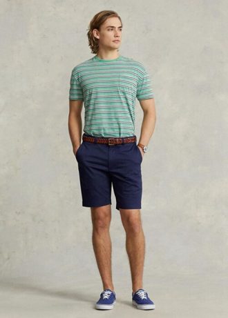 Navy Men’s Ralph Lauren Tailored Fit Stretch Twill  Shorts