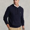 Navy Men’s Ralph Lauren Textured Cotton Hooded Jumper Sweaters Navy Men’s Ralph Lauren Textured Cotton Hooded Jumper Sweaters