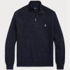 Navy Men’s Ralph Lauren Textured Cotton Quarter-zip Jumper Sweaters Navy Men’s Ralph Lauren Textured Cotton Quarter-zip Jumper Sweaters