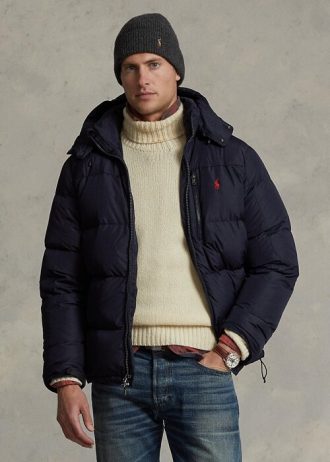 Navy Men’s Ralph Lauren Water-Repellent Down Jackets