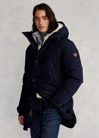 Navy Men’s Ralph Lauren Water-repellent Down Parka  Jackets