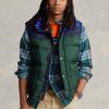 Navy Men’s Ralph Lauren Water-Repellent Down Western Vest