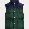 Navy Men’s Ralph Lauren Water-Repellent Down Western Vest