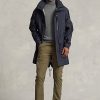 Navy Men’s Ralph Lauren Water-Repellent Hooded Marsh Coats